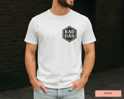 Rad Dad Camo Pocket Print Shirt, Father's Day Gift