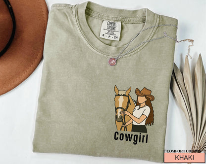 Western Cowgirl Shirt: Vintage Rodeo Pocket Design