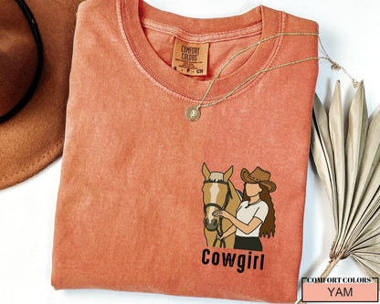 Western Cowgirl Shirt: Vintage Rodeo Pocket Design