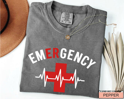 Emergency Shirt, ER Nurse Shirt, Emergency Medicine Nurse, Emergency Department Nurse Gift, Emergency Room Shirt, RN Shirt, Nurse Gift
