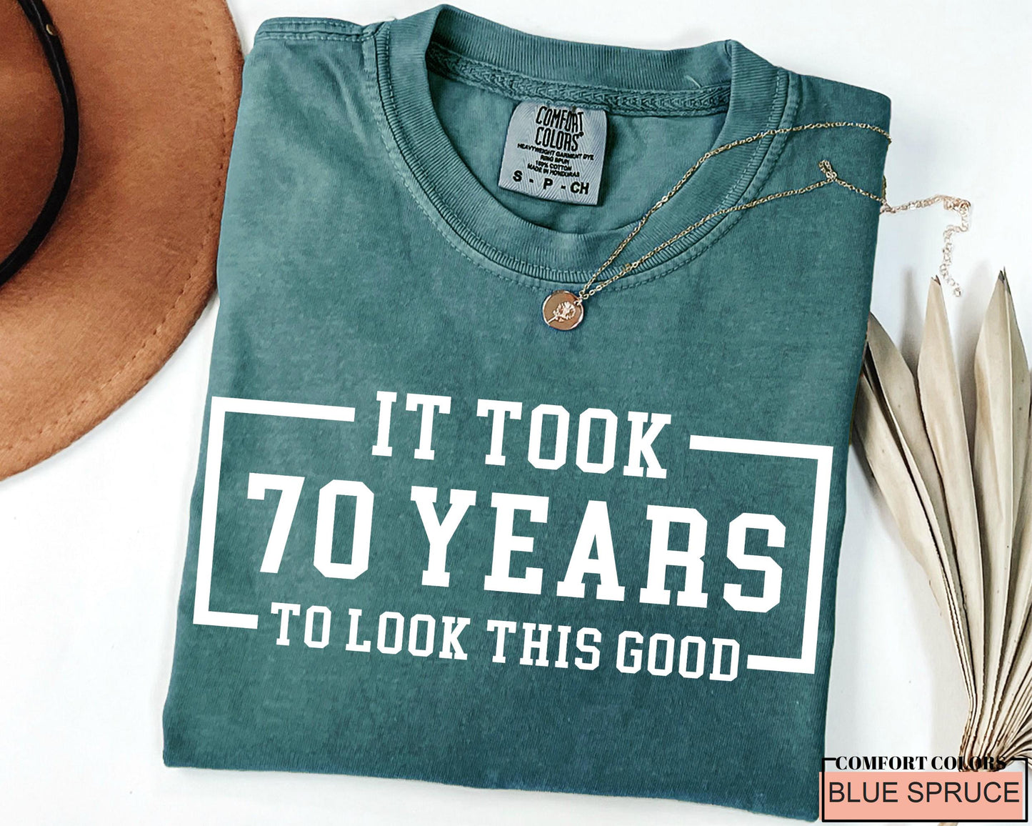 Personalized 70th Birthday Shirt: Custom Year, Comfort Colors Cotton