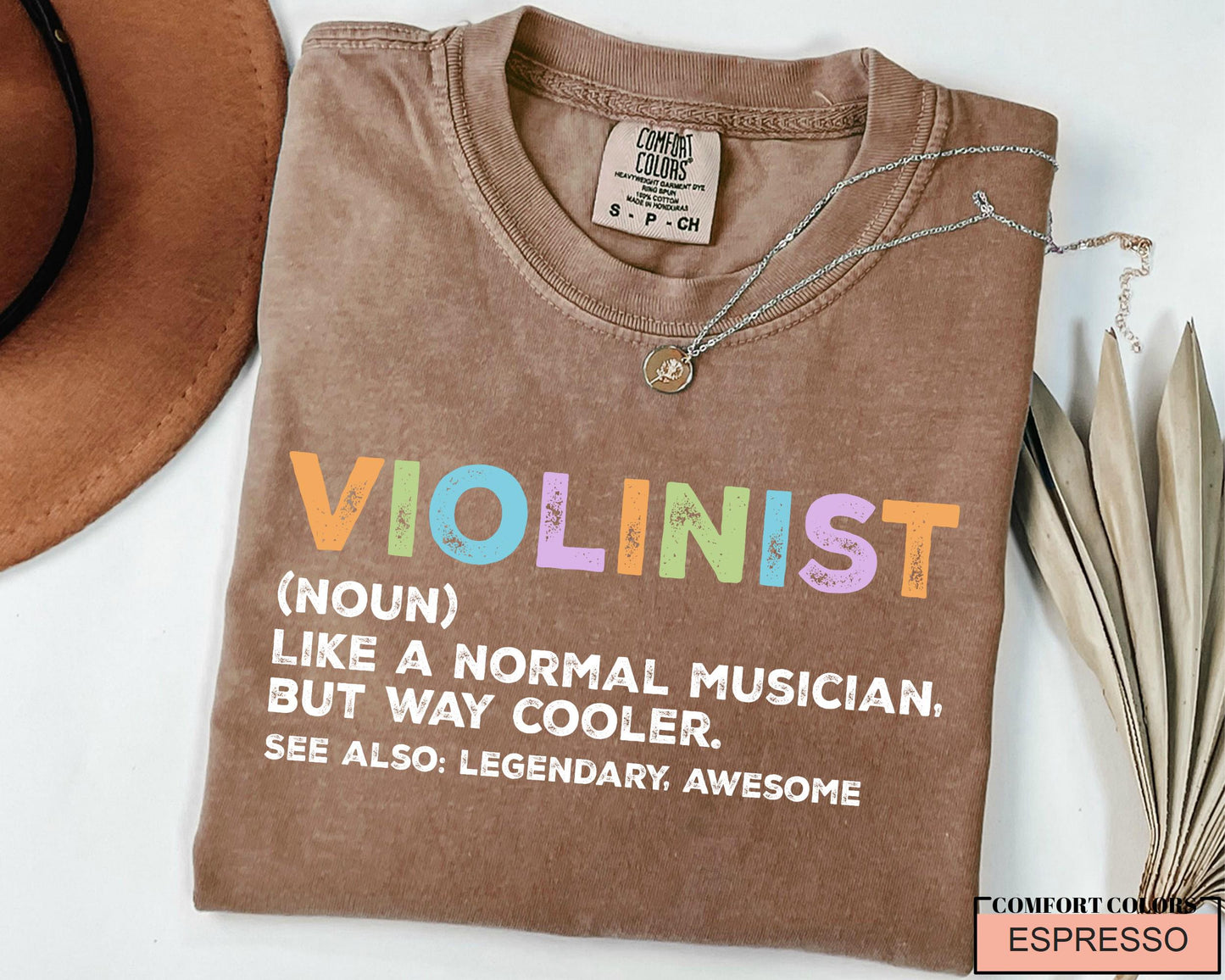 Violinist Definition Shirt: Music Lover Gift, Orchestra Player