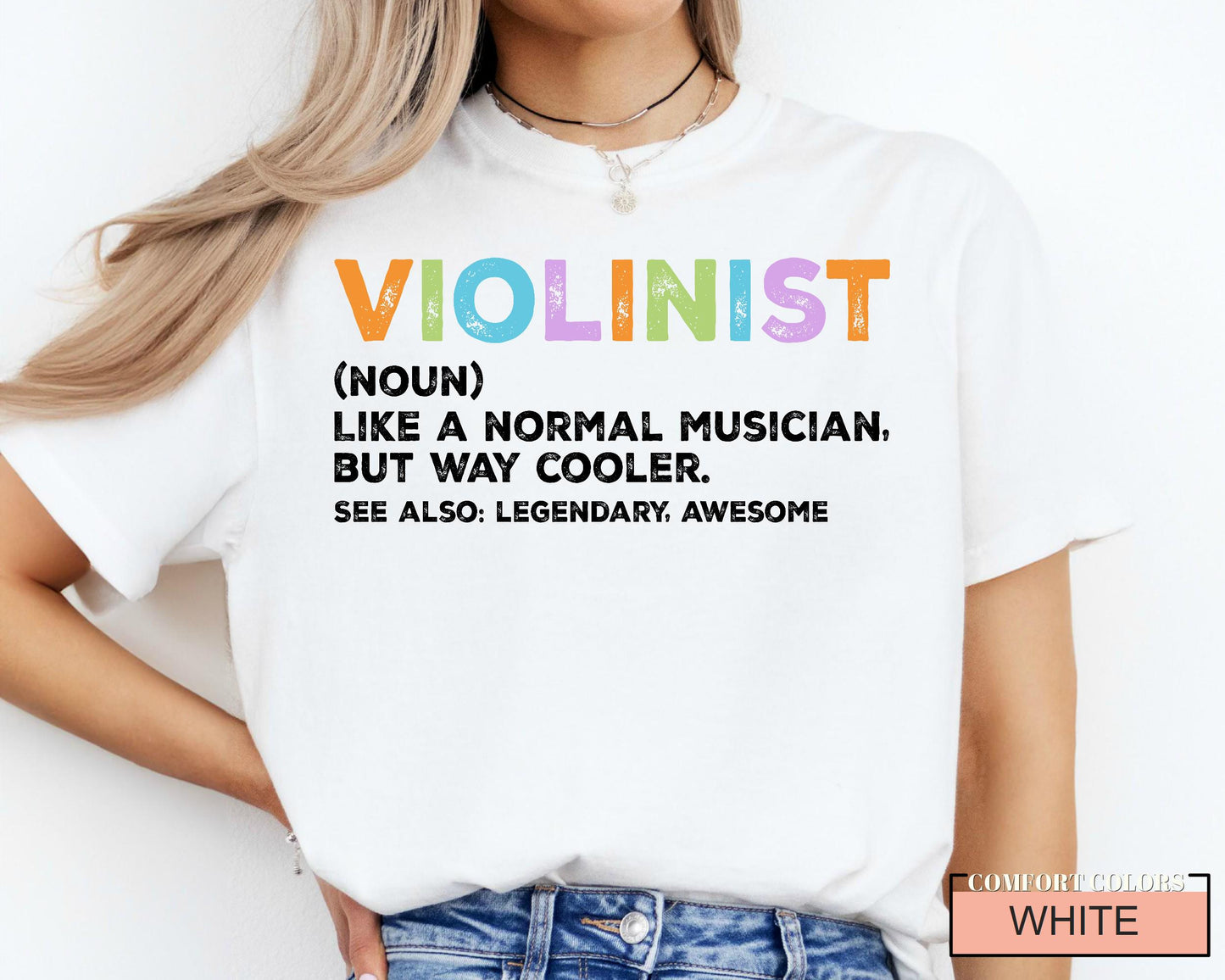 Violinist Definition Shirt: Music Lover Gift, Orchestra Player