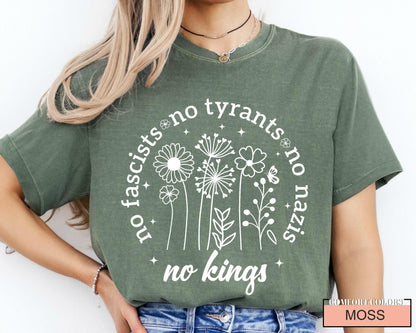 No Kings Anti Trump Shirt: Political Protest Tee