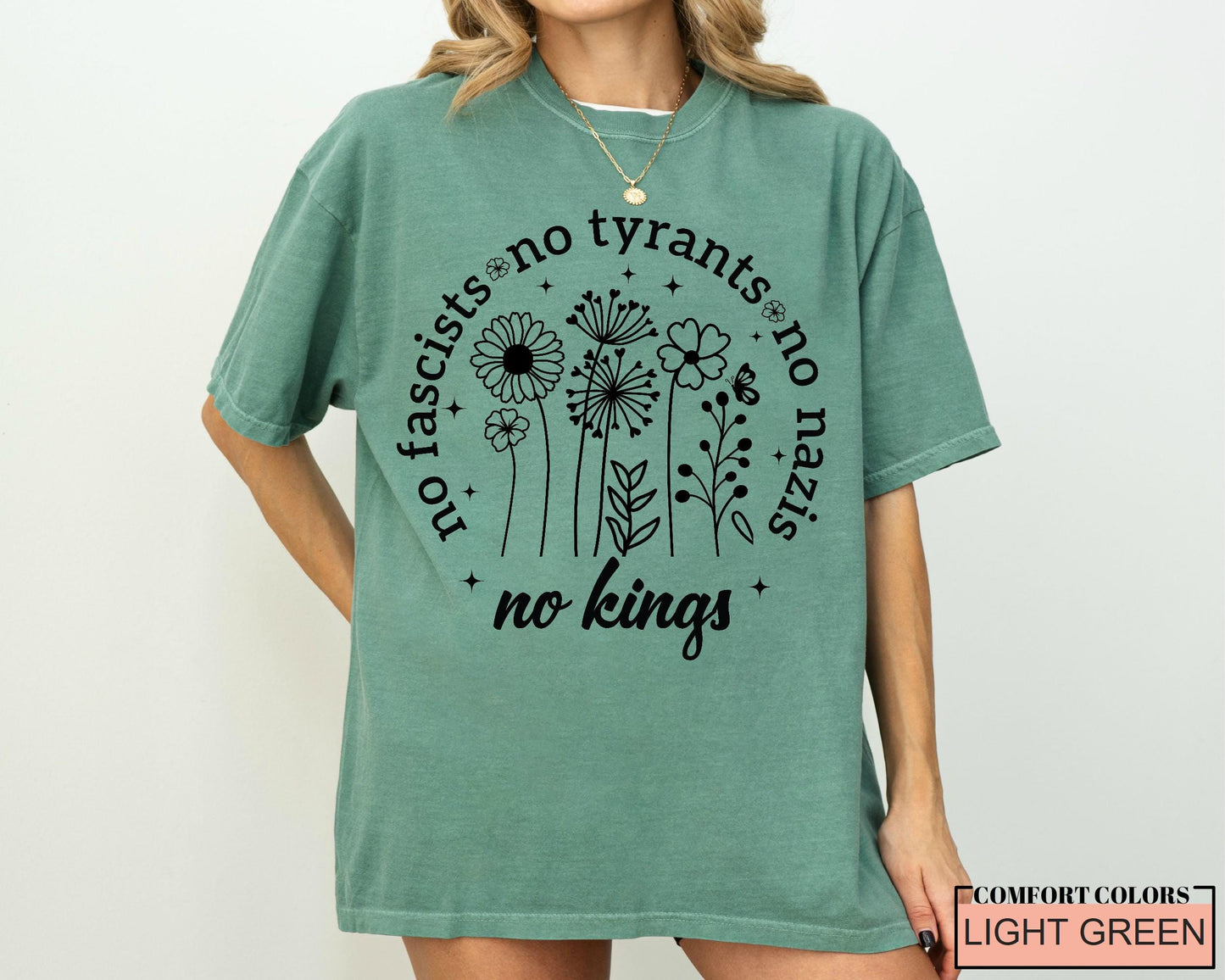No Kings Anti Trump Shirt: Political Protest Tee