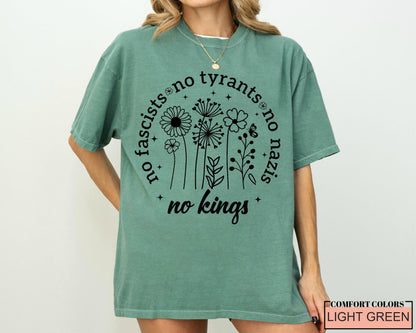 No Kings Anti Trump Shirt: Political Protest Tee