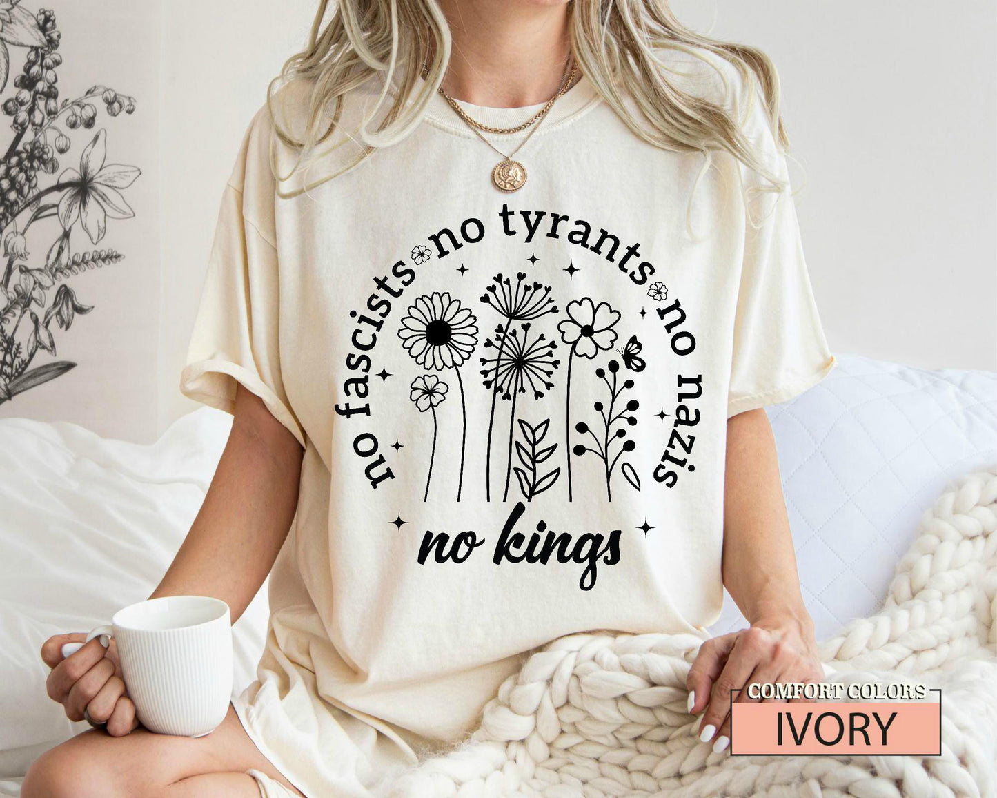 No Kings Anti Trump Shirt: Political Protest Tee