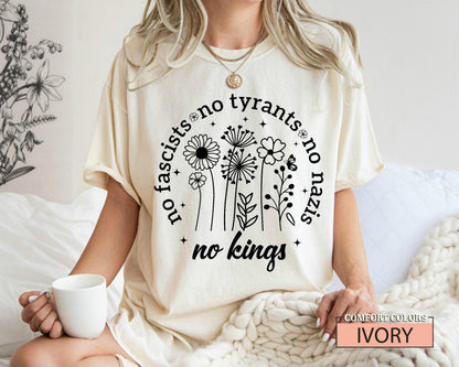 No Kings Anti Trump Shirt: Political Protest Tee