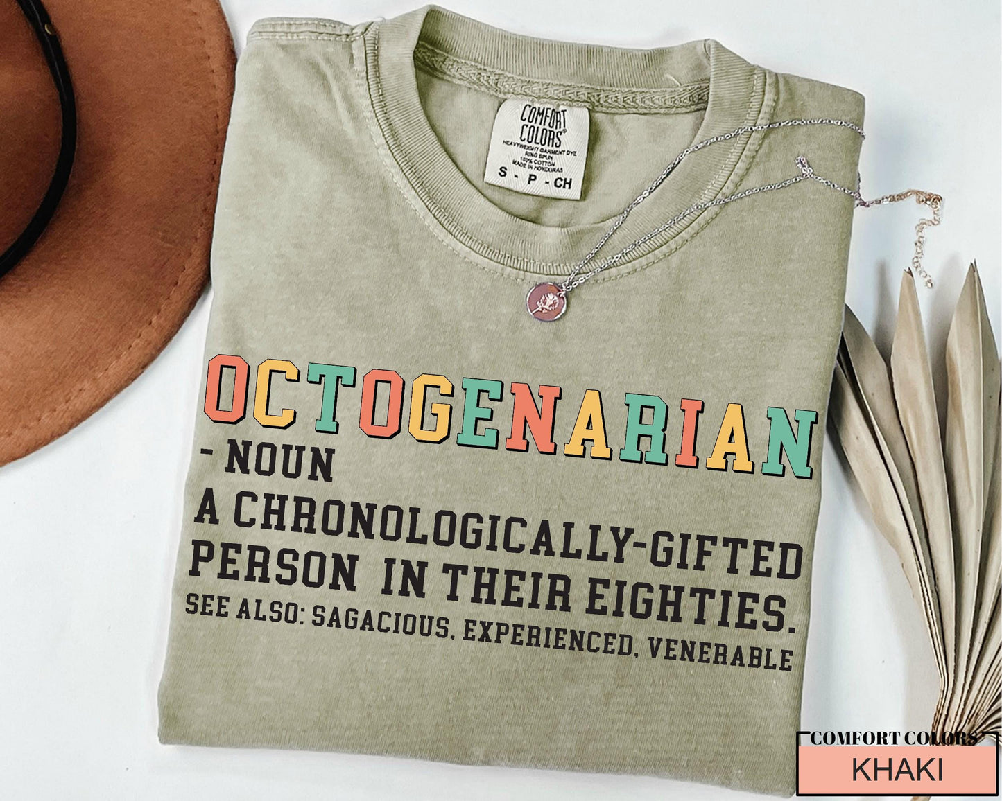 80th Birthday T-Shirt: Octogenarian Gift for Grandpa/Grandma