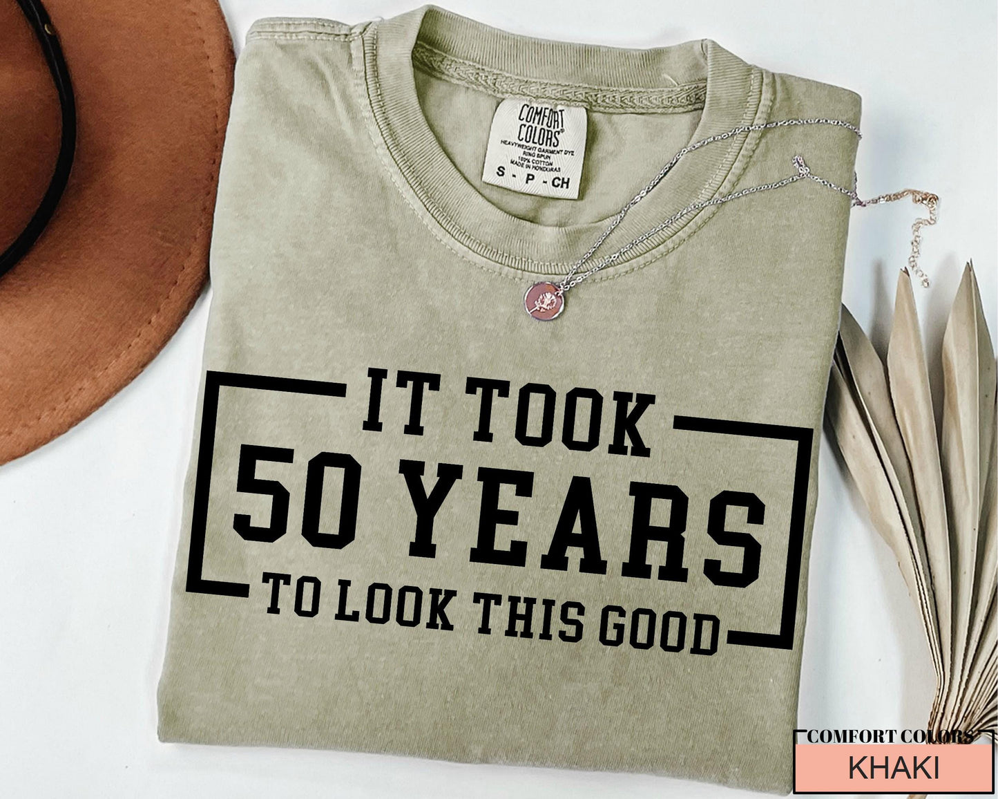 Personalized 50th Birthday Shirt: Custom Year, Good Looks