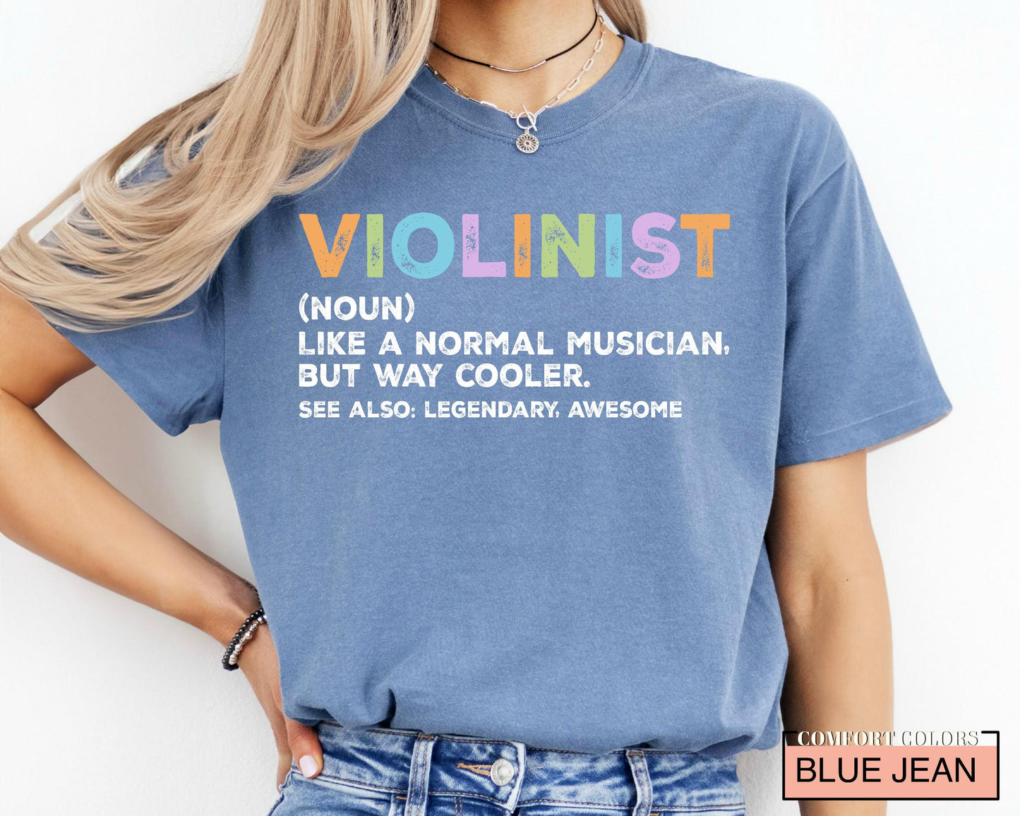 Violinist Definition Shirt: Music Lover Gift, Orchestra Player