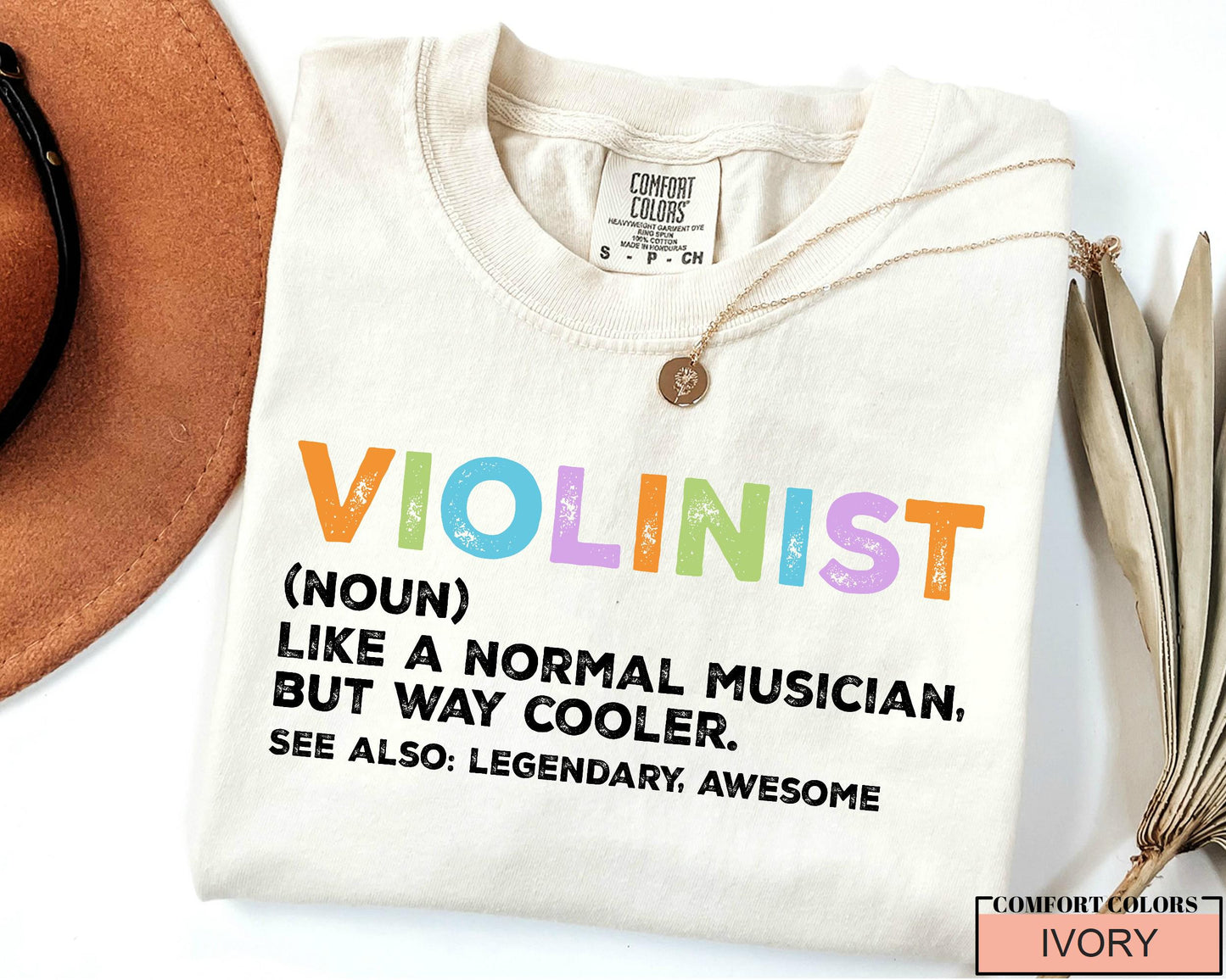 Violinist Definition Shirt: Music Lover Gift, Orchestra Player