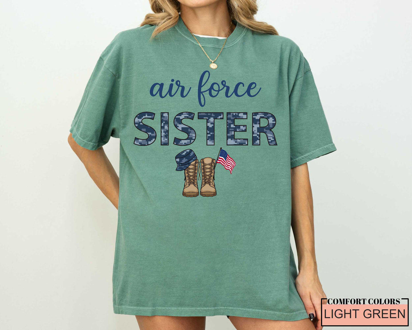 Air Force Sister Shirt: Patriotic Military Family Gift