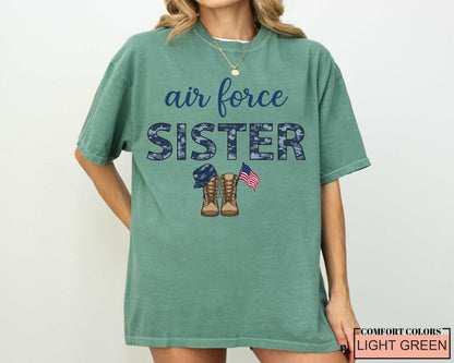 Air Force Sister Shirt: Patriotic Military Family Gift