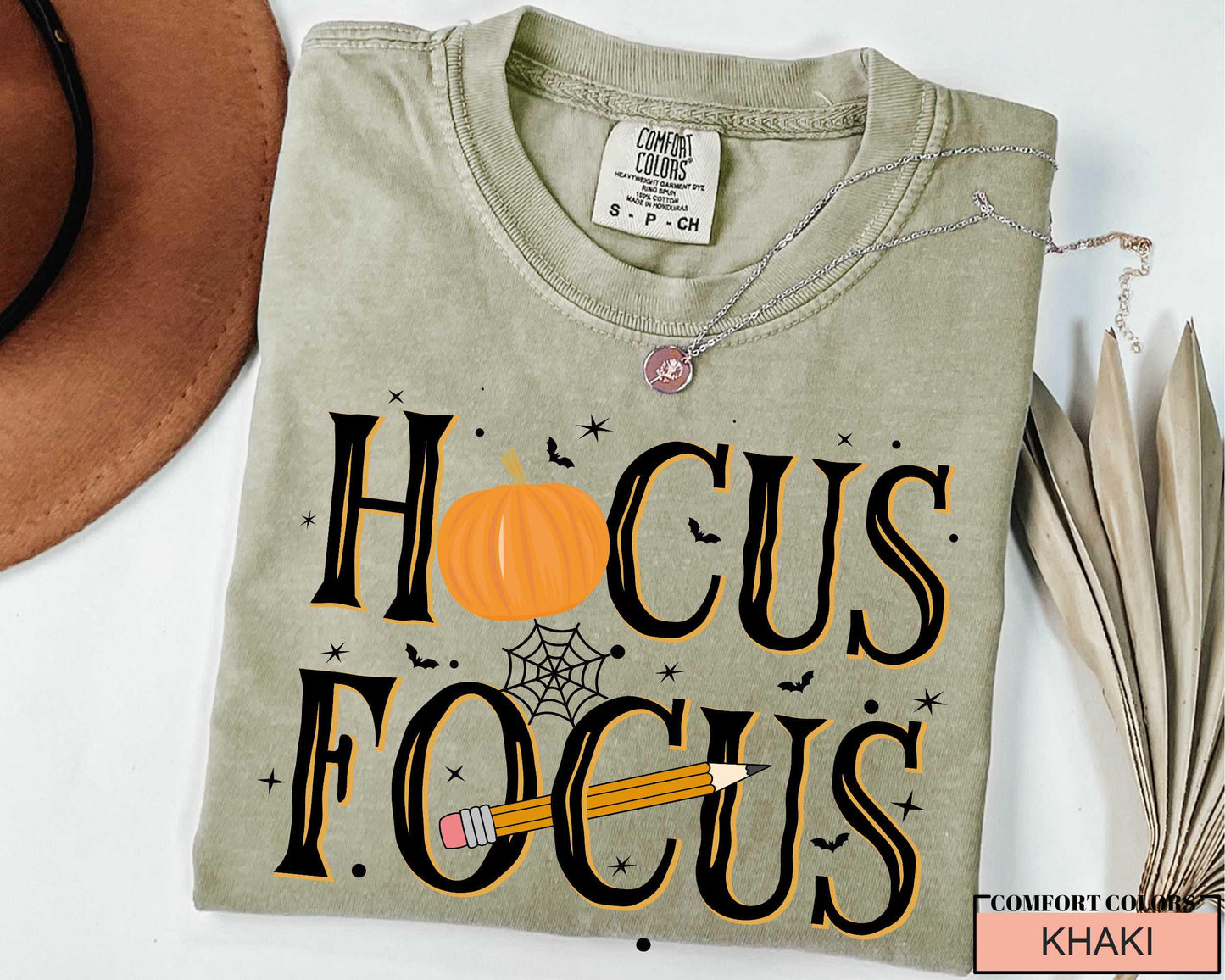 Funny Wizard Teacher Halloween Shirt, Hocus Focus Pumpkin Pencil School Top