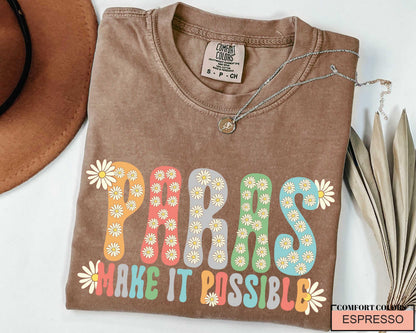Paraprofessional T-Shirt: Special Education Teacher Appreciation Gift