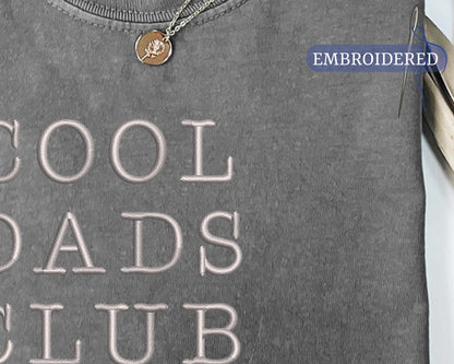 Cool Dads Club Embroidered Shirt - New Father Outfit