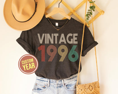Custom Year 30th Birthday Tee - Vintage 1996 Shirt for Daughter Sister or Bestfriends