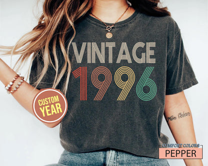 Custom Year 30th Birthday Tee - Vintage 1996 Shirt for Daughter Sister or Bestfriends