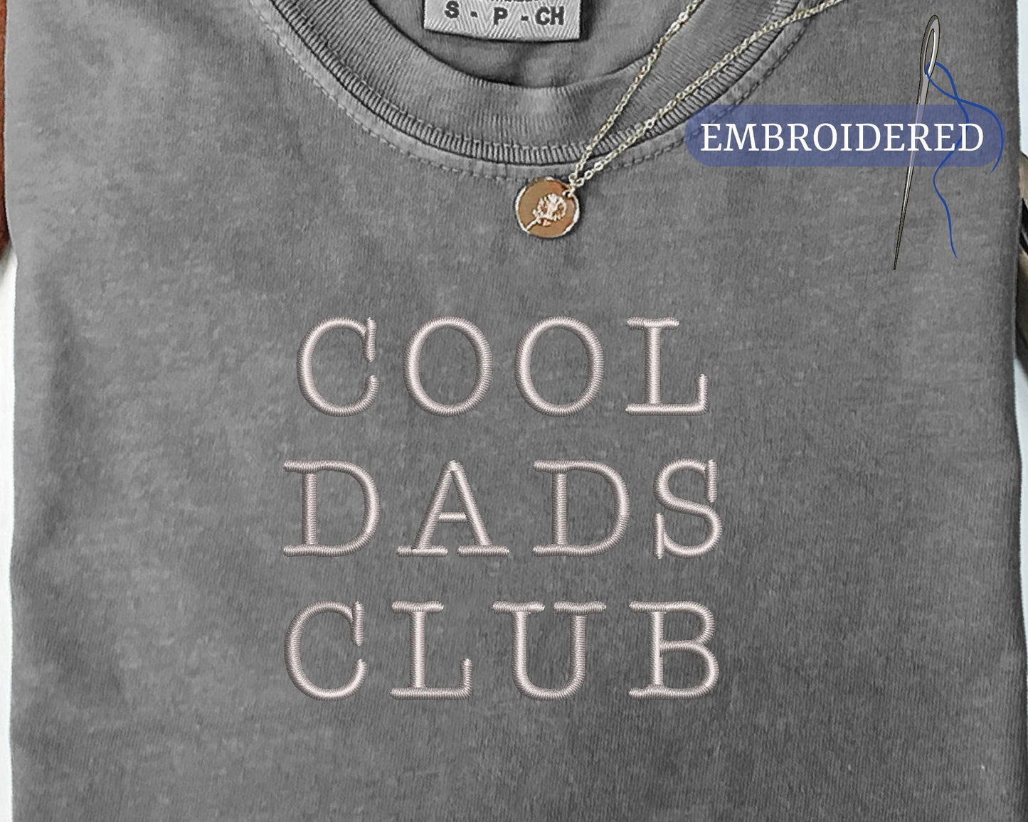 Cool Dads Club Embroidered Shirt - New Father Outfit