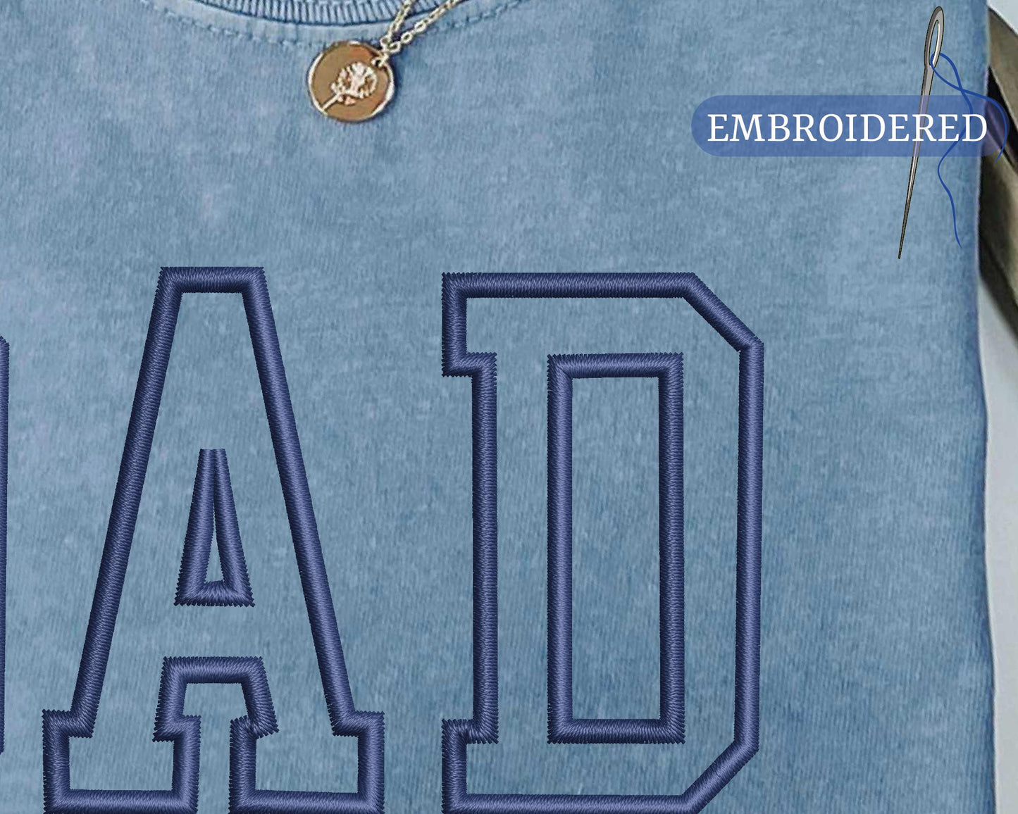 Dad Embroidered Shirt - Father's Day Gift
