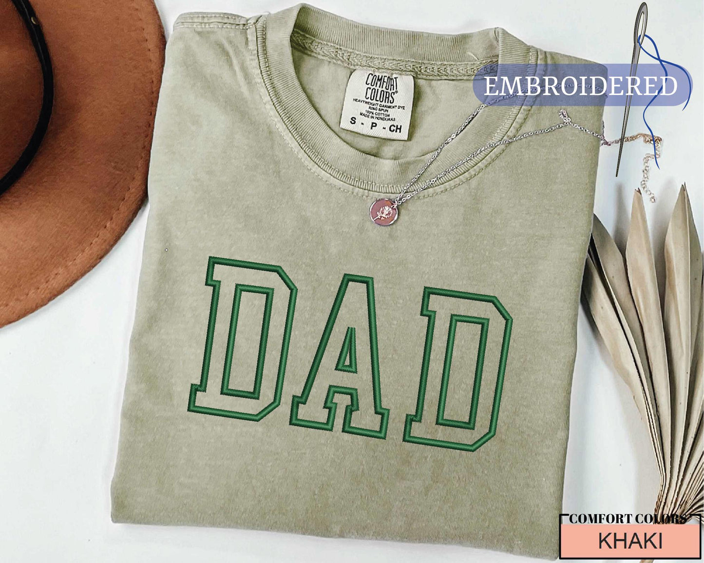 Dad Embroidered Shirt - Father's Day Gift