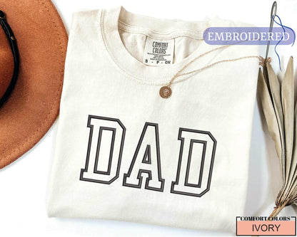Dad Embroidered Shirt - Father's Day Gift