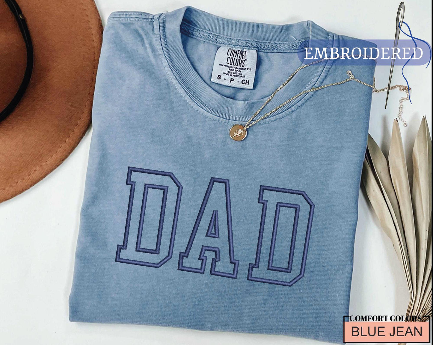 Dad Embroidered Shirt - Father's Day Gift