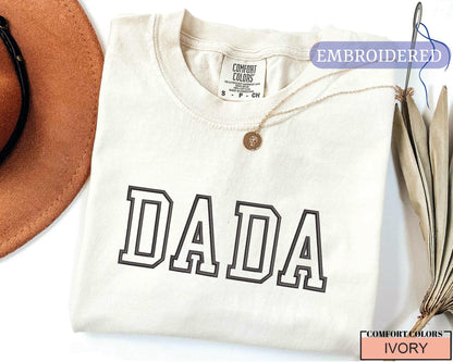 Embroidered Dada Shirt - First Time Father Outfit