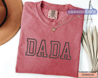 Embroidered Dada Shirt - First Time Father Outfit