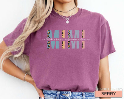 Custom Mimi Shirt with Grandkids Names - Grandma Gift
