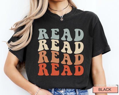 Read Shirt: School Librarian Gift, Comfort Colors Tee