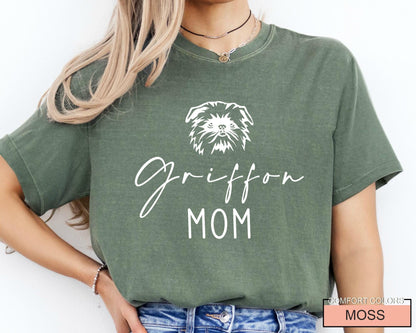 Brussels Griffon Mom T-Shirt: Griffon Bruxellois Shirt