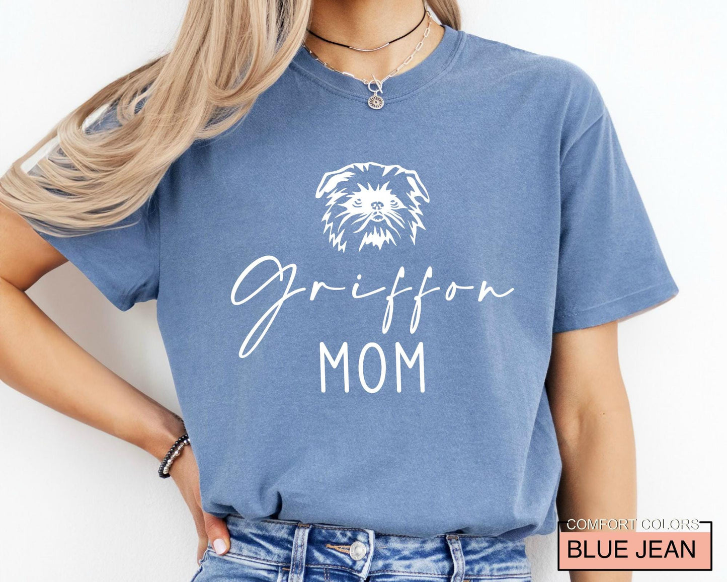 Brussels Griffon Mom T-Shirt: Griffon Bruxellois Shirt