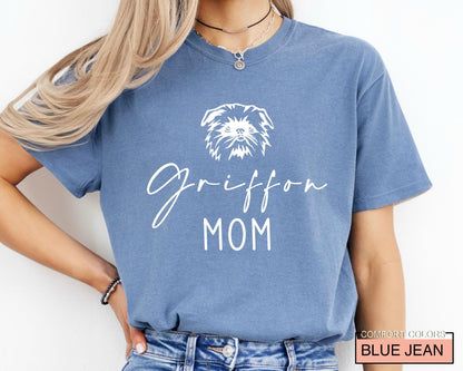 Brussels Griffon Mom T-Shirt: Griffon Bruxellois Shirt