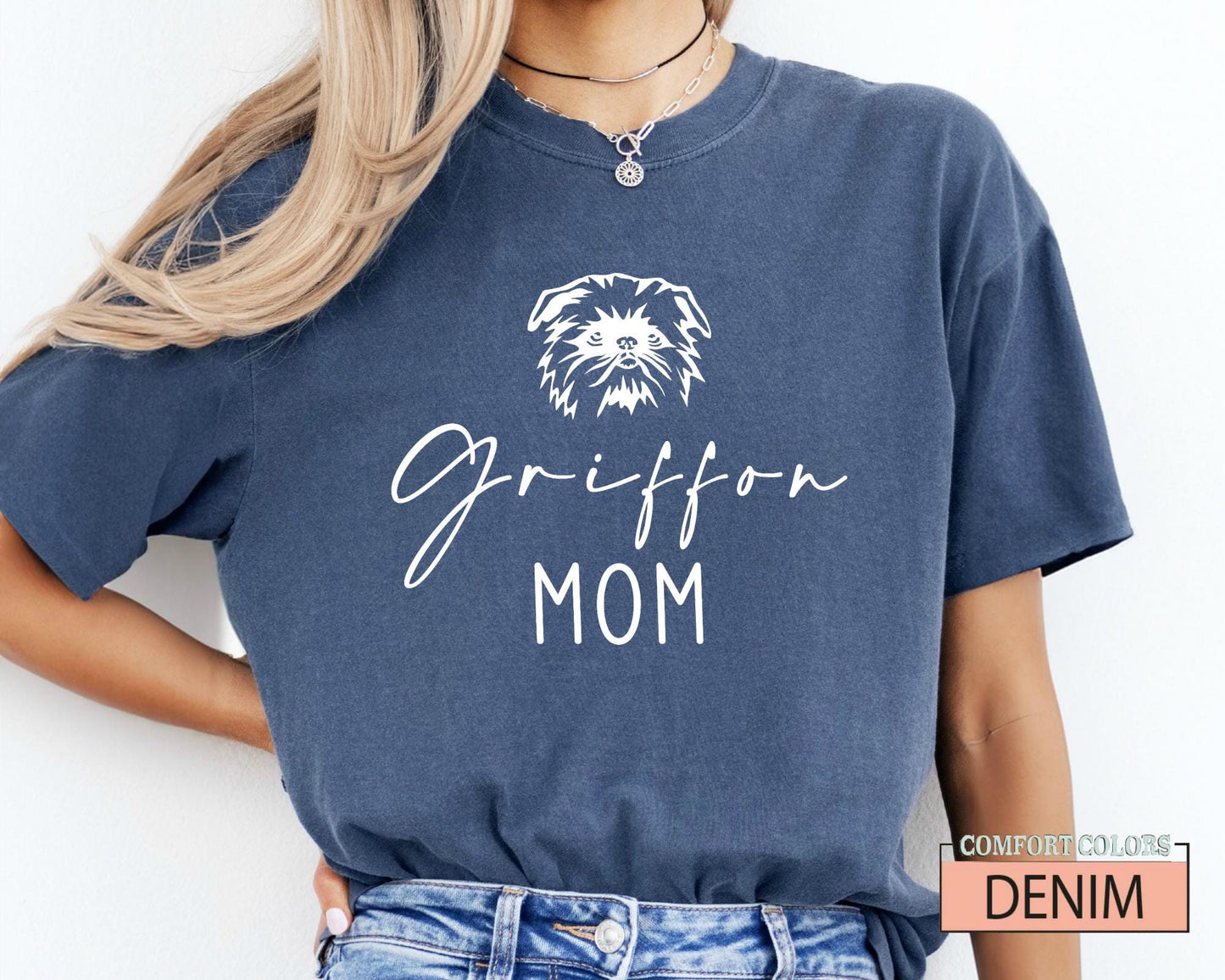 Brussels Griffon Mom T-Shirt: Griffon Bruxellois Shirt