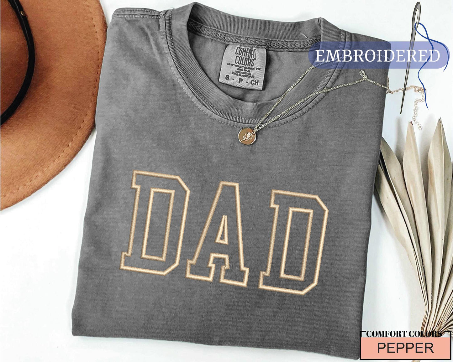 Dad Embroidered Shirt - Father's Day Gift