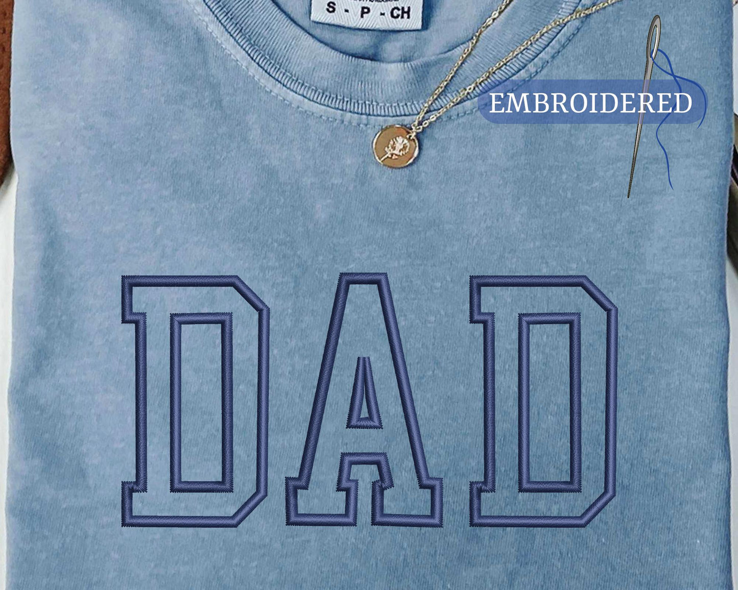 Dad Embroidered Shirt - Father's Day Gift