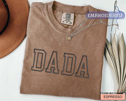 Embroidered Dada Shirt - First Time Father Outfit