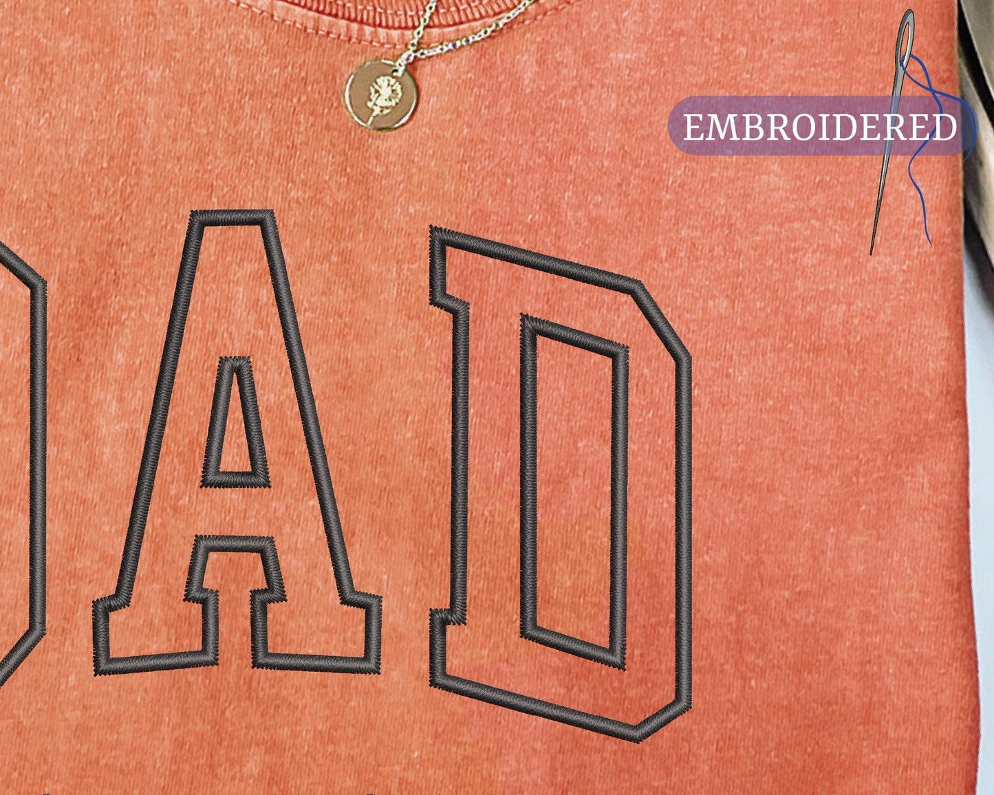 Custom Dad Est Year Embroidered Shirt - Personalized New Dad Outfit