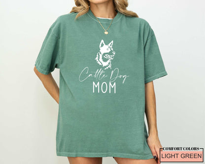 Cattle Dog Mom T-Shirt - Australian Red Heeler Breed Shirt