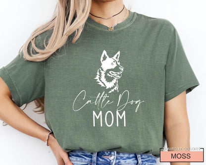 Cattle Dog Mom T-Shirt - Australian Red Heeler Breed Shirt