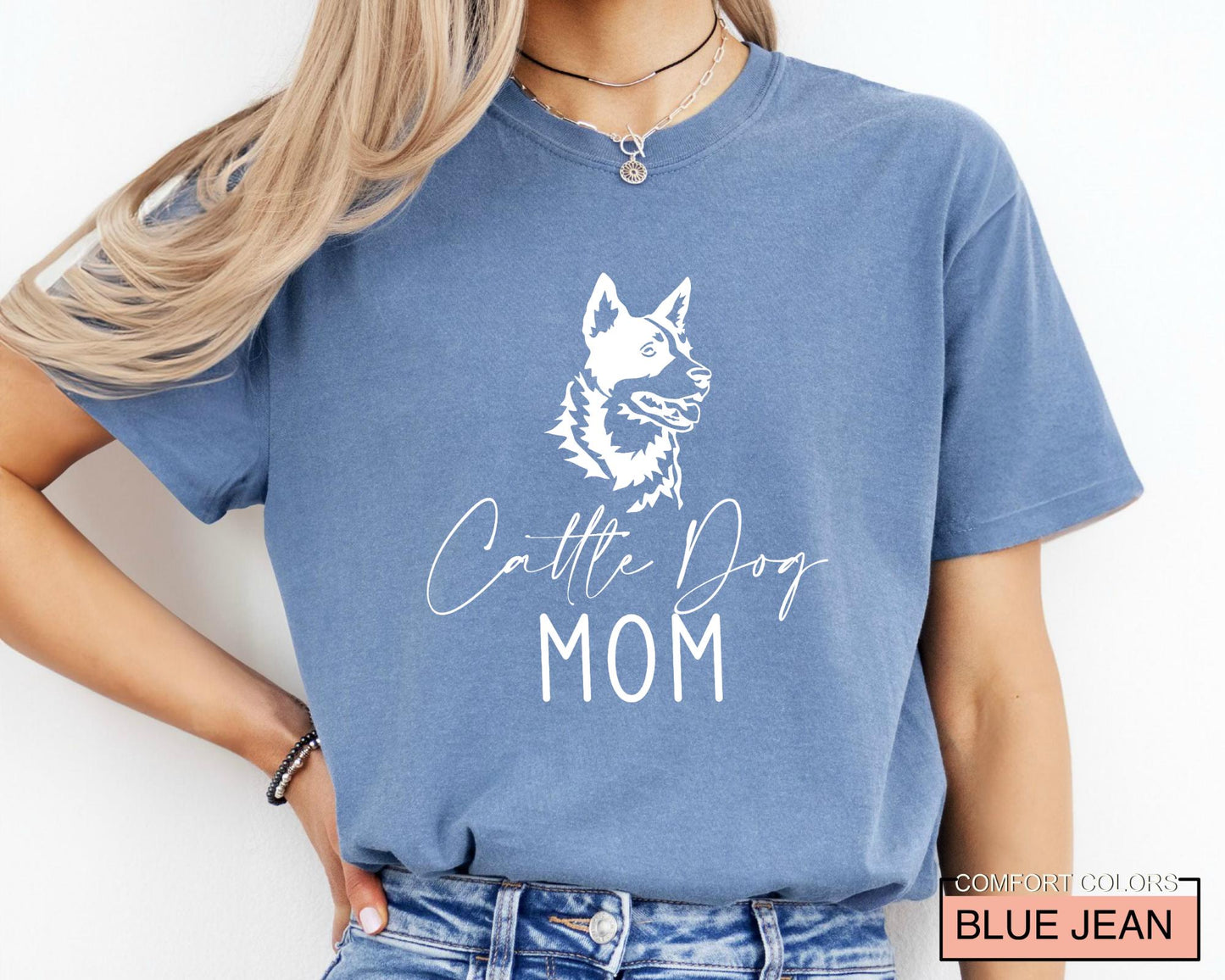 Cattle Dog Mom T-Shirt - Australian Red Heeler Breed Shirt