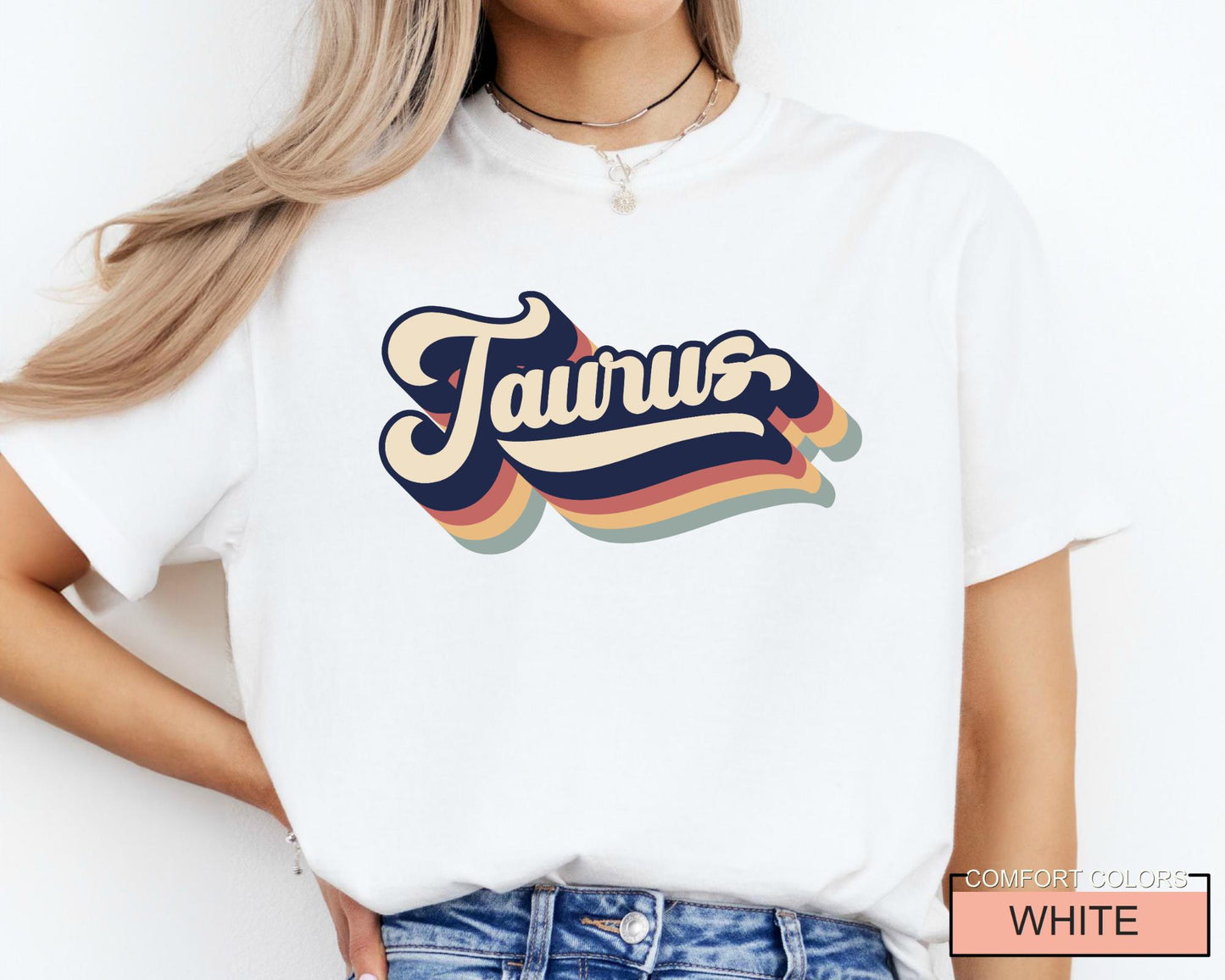 Retro Taurus Zodiac T-Shirt: Unisex Birthday Gift