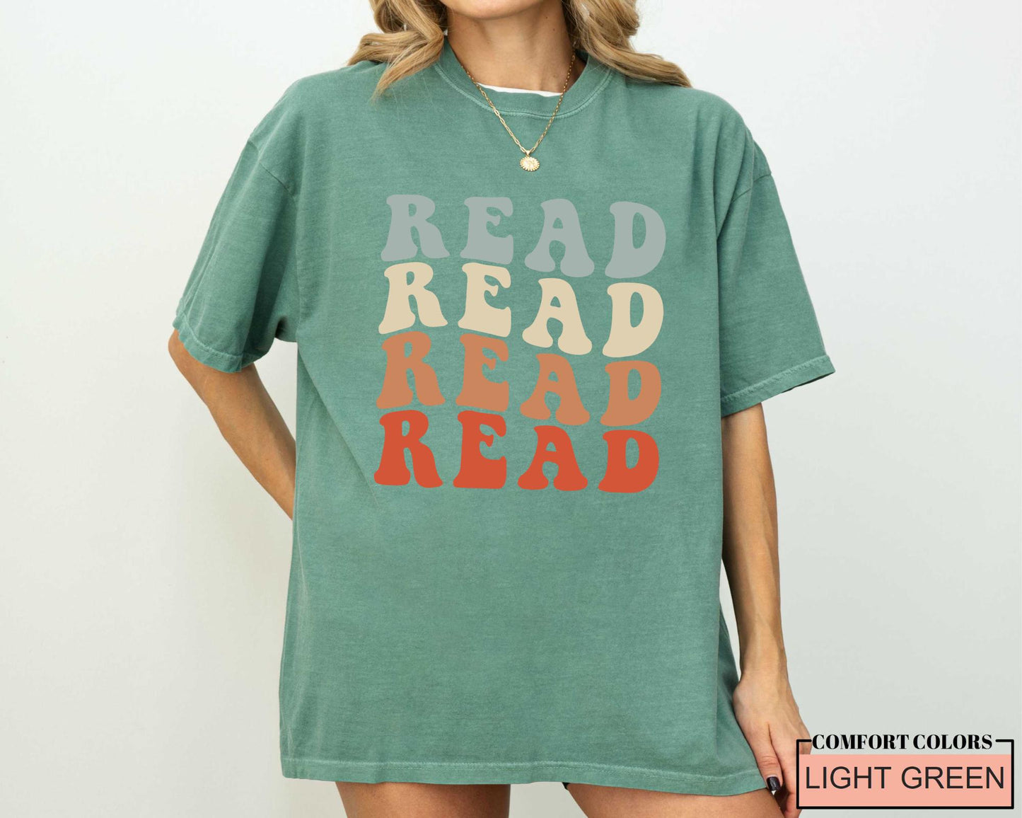 Read Shirt: School Librarian Gift, Comfort Colors Tee