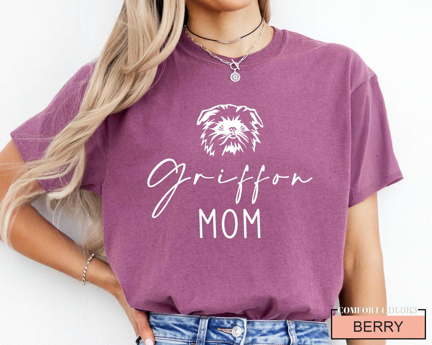 Brussels Griffon Mom T-Shirt: Griffon Bruxellois Shirt