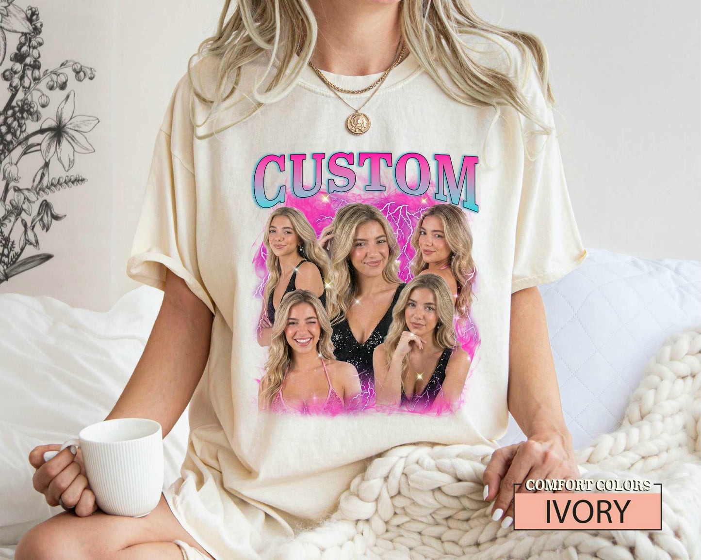 Custom Shirt, Personalized Face Shirt, Custom Valentines Day Tshirt