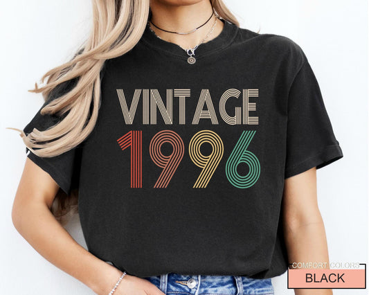 30th Birthday Shirt: Vintage Custom Year Comfort Colors Tee