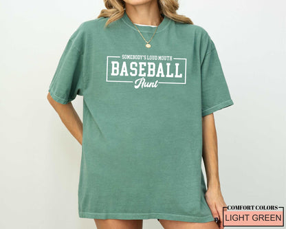 Loud Mouth Baseball Aunt Shirt - Auntie Sports Tee