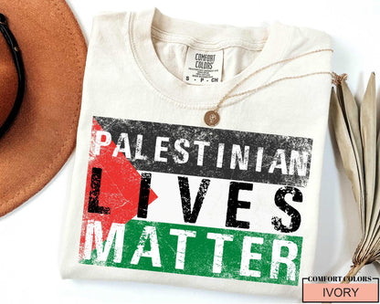 Palestinian Lives Matter T-Shirt: Free Palestine Shirt